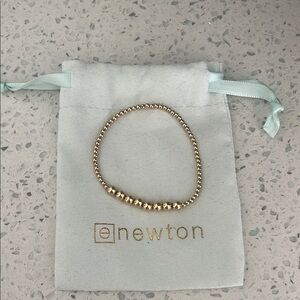 eNewton Classic Gold Beaded Bliss Bracelet EC